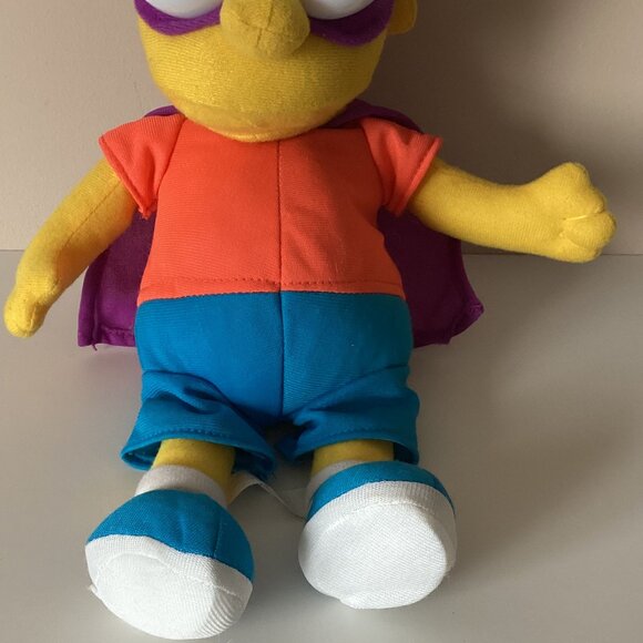 Vintage Bart Simpson Batman Stuffed Toy Superhero The Simpsons - Picture 3 of 9
